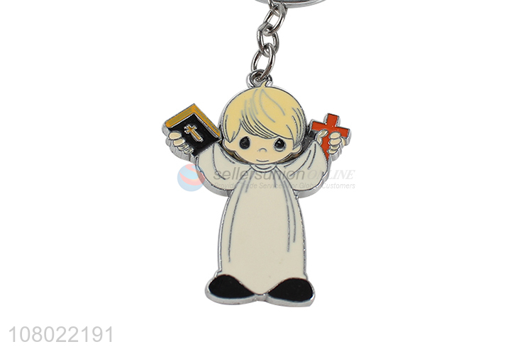 Low price epoxy key chain personalized enamel zinc alloy keychains