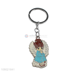 New arrival metal keychain enamel keyring waii key chain advertising gift