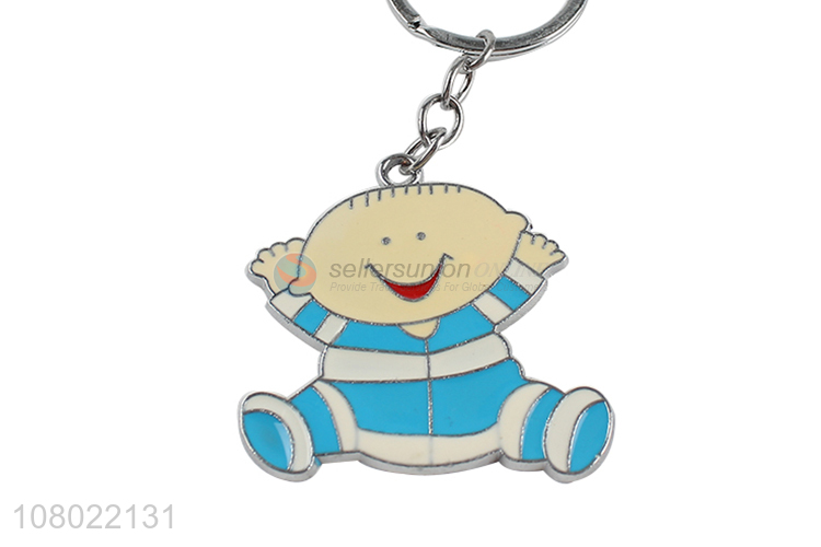 China supplier adorable key chain customized enamel zinc alloy keychains