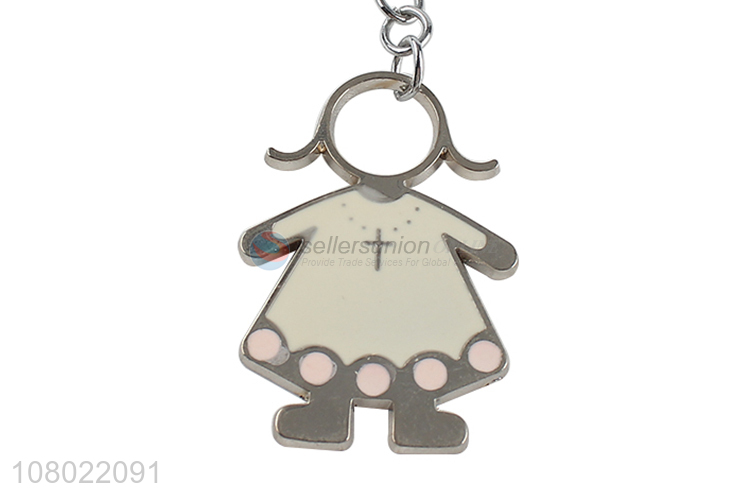 Recent design adorable key chain personalized enamel zinc alloy keychains