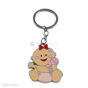 Online wholesale zinc alloy key chains keyring kawaii key chains for ladies