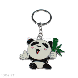 Factory supply zinc alloy key chains keyring panda key chains for women