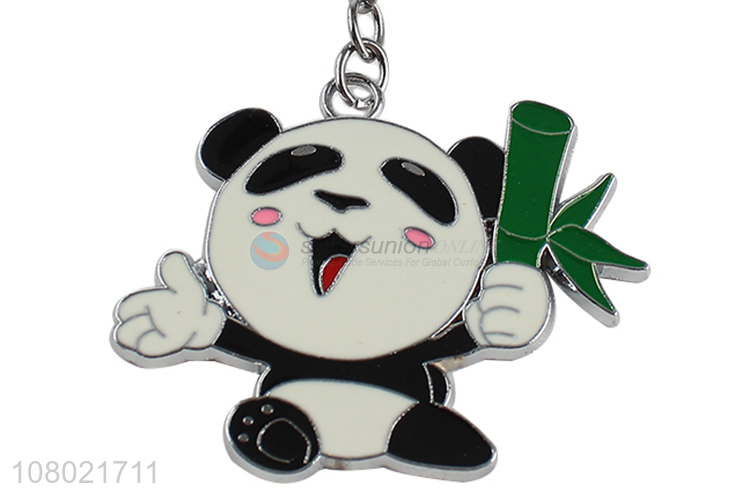 Factory supply zinc alloy key chains keyring panda key chains for women