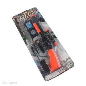 Popular products durable plastic police set gun toys wholesale