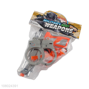 Low price plastic soft bullet gun toys police set toys for sale