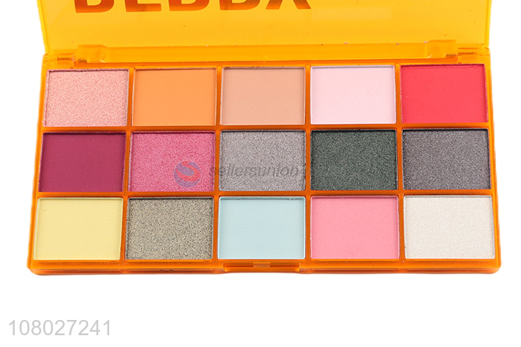 Factory direct sale 15 colors eyeshadow palette wateproof berry eyeshadow