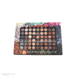 New product 88 colors eyeshadow palette custom logo high pigments eyeshadow