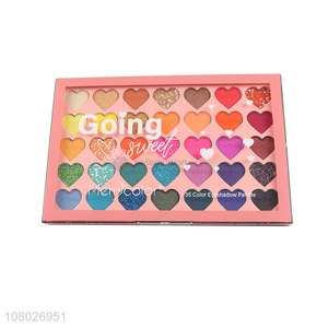 Best selling 35 colors eyeshadow palette sequin glitter eyeshadow palette