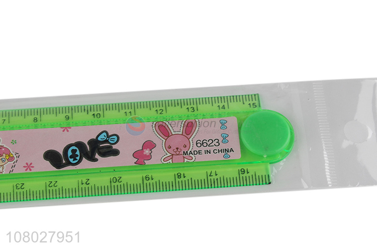 New design cute cartoon pattern stationery ruler for students