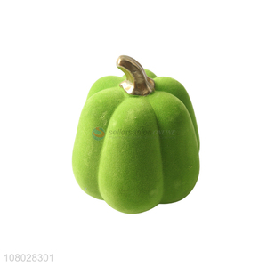 Wholesale from china green pumpkin shape halloween ornaments