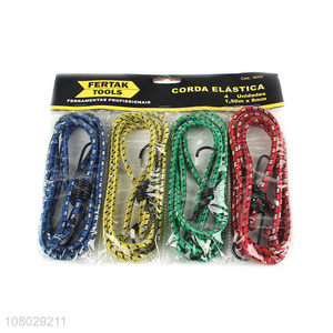 Top Quality 4 Pieces Bungee Cord Elastic Strapping Rope