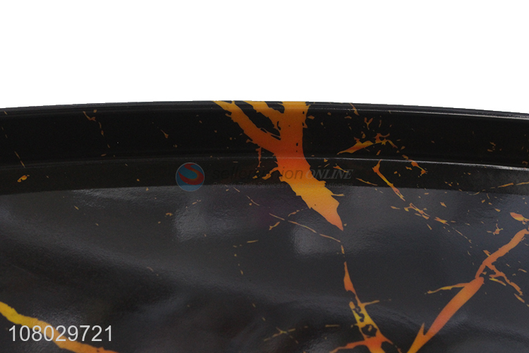 Online wholesale non-toxic melamine serving tray marbling serving platter