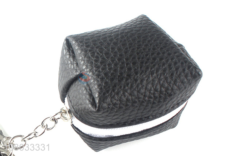 Best seller black simple portable keychain pendant