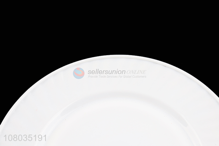 Most popular round white table decoration dinner plate dish