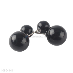 Latest products black beads fashion ladies brooch for sale