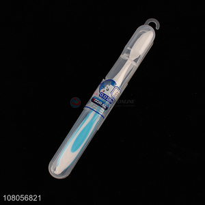 Yiwu export plastic toothbrush portable travel toothbrush