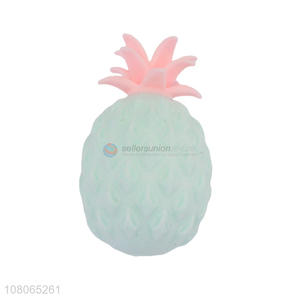 New creative green pineapple toy ball children vent toy