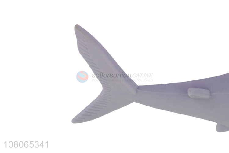 Hot selling grey shark animal toy children vent toy