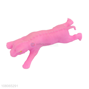 Yiwu wholesale pink animal toy creative children vent toy