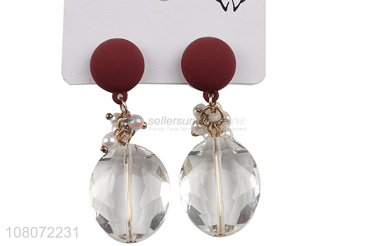 Latest design fashion ear pendants women jewelry earrings