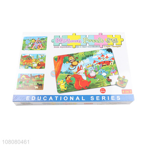 High quality cartoon paper puzzle children educational toys