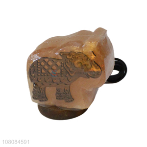 Yiwu direct sale elephant craft stone lamp home decoration lamp