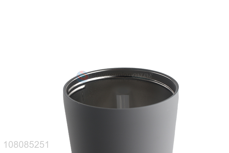 Online wholesale stainless steel vacuum thermal coffee cup with straw