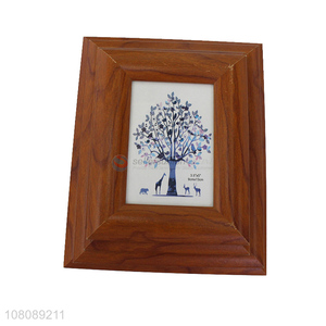 Custom Rectangle Wooden Photo Frame With Good Quality