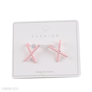 Simple Style Fashion Stud Earring Ladies Ear Stud