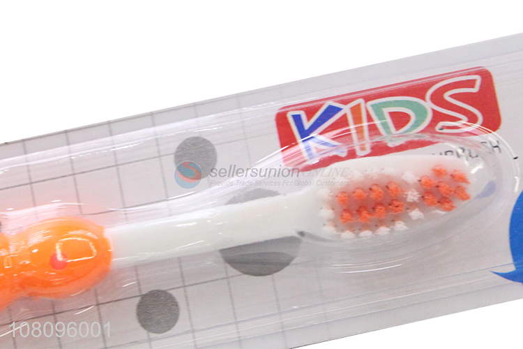 Factory supply cartoon handle children soft toothbrush for sale