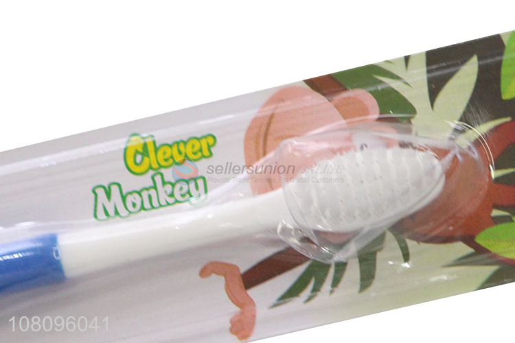 Best selling creative children kids toothbrush with animal shape handle