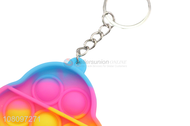 Hot sale color car rodent pioneer vent toy creative keychain