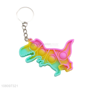 Wholesale price mini dinosaur rodent pioneer keychain