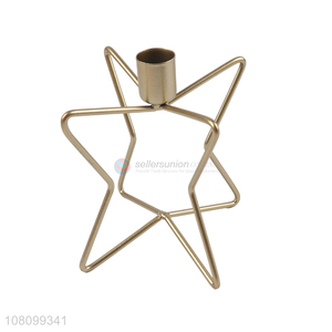 New arrival creative iron metal candle holder for home decoration