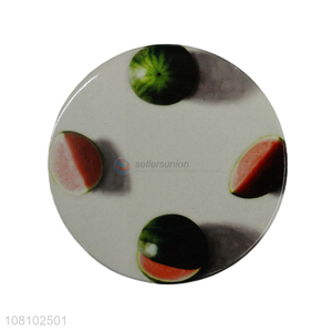 High quality printed table coaster round placemat for kitchen