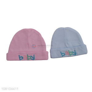 High Quality Baby Beanie Cotton Embroidery Baby Hats