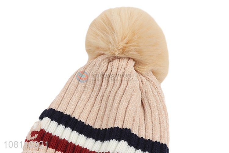 Top products warm winter knit hat beanies wholesale