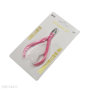 China wholesale plastic nail beauty tools cuticle nipper