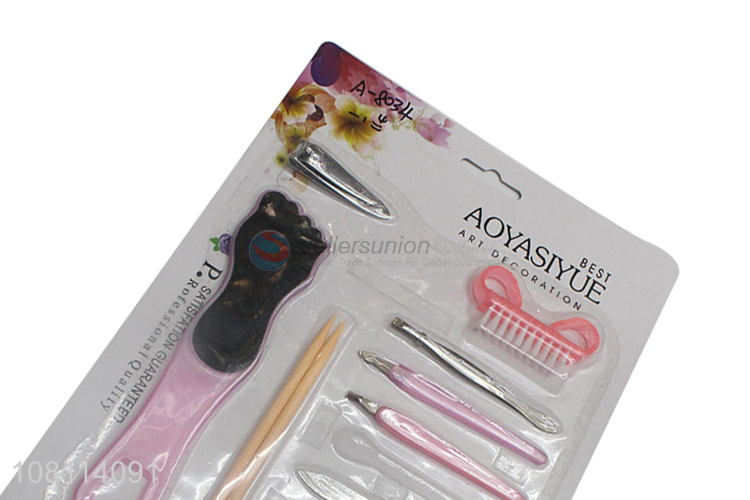 Factory price men women nail manicure set with top quality