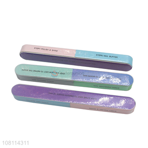 Hot sale colourful portable nail file for nail tools