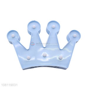 High quality blue mini crown plastic crafts for sale