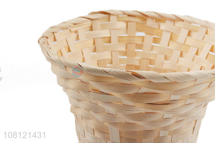 New arrival garden bamboo woven basket DIY flower basket