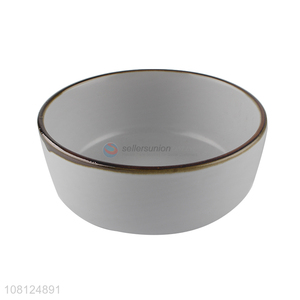 Factory supply ceramic deep soup bowls for restaurant