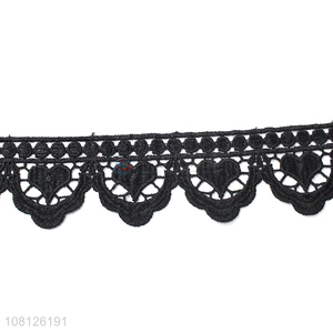 China products black soft touching sewing lace trims