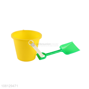 Factory supply 3inch plastic sand bucket shovel toy for kids