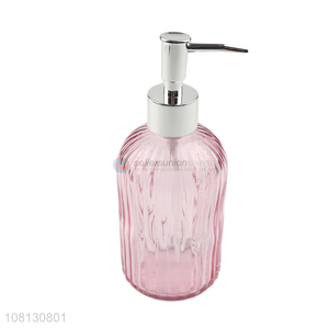 Hot sale vacuum glass bottle press lotion bottle