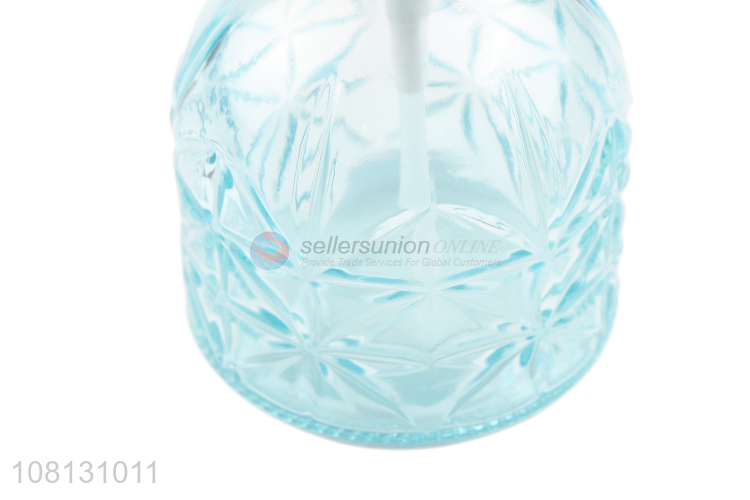 High quality transparent glass lotion bottle for household