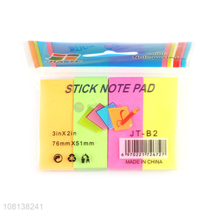 Hot selling custom logo print sticky notes memo pads