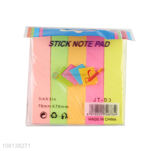 Popular product strong adhesive sticky notes for school