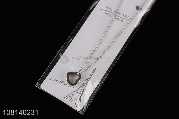 New design durable silver fashionable necklace for jewelry